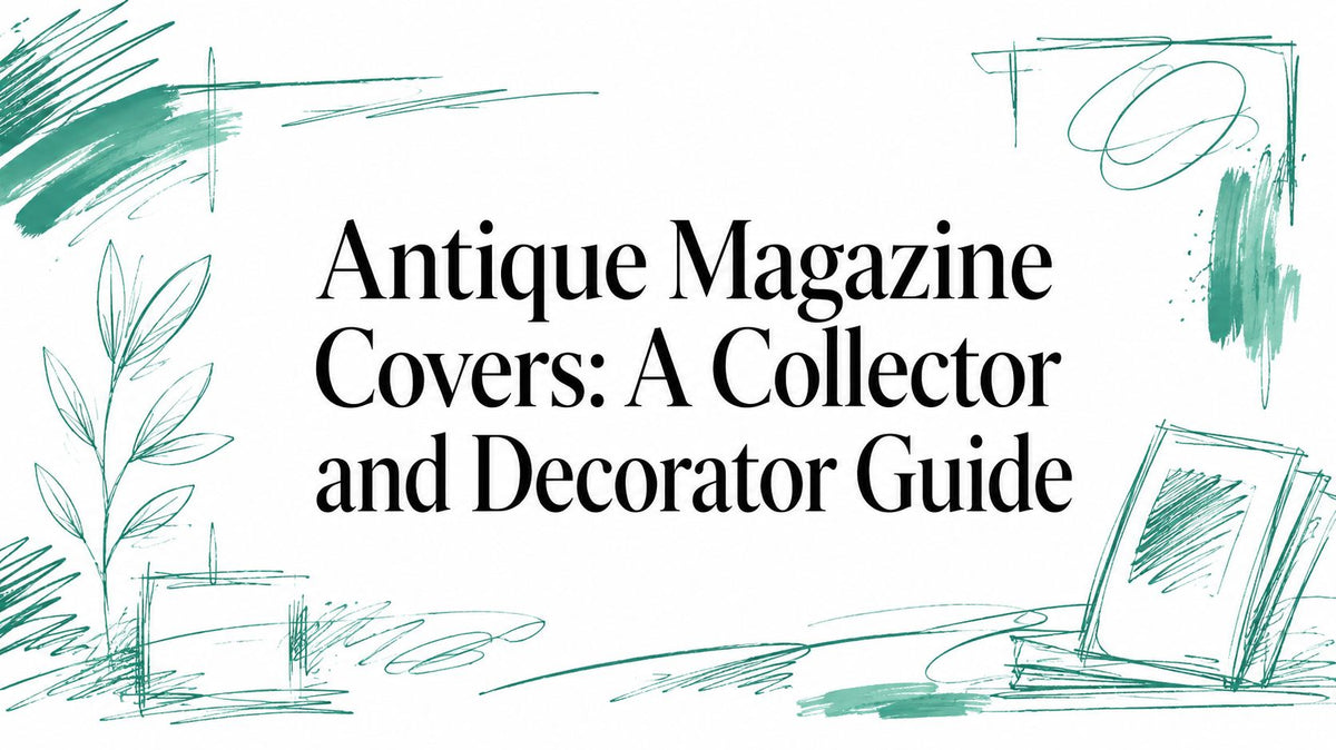 Antique Magazine Covers: A Collector and Decorator Guide