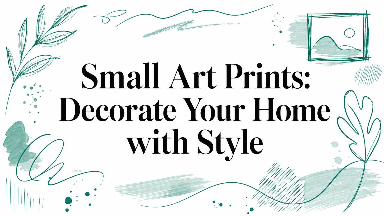 Small Art Prints: Decorate Your Home with Style