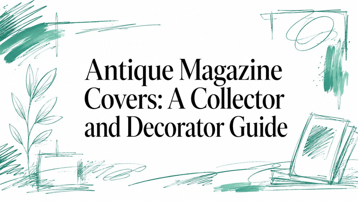 Antique Magazine Covers: A Collector and Decorator Guide
