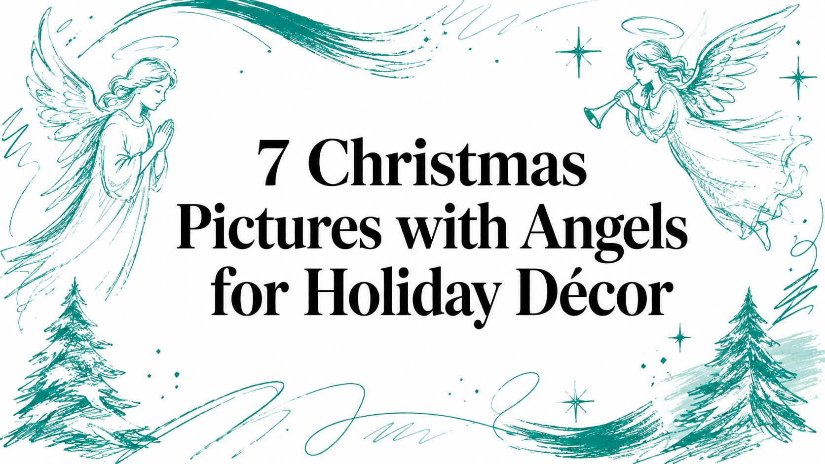 7 Christmas Pictures with Angels for Holiday Décor