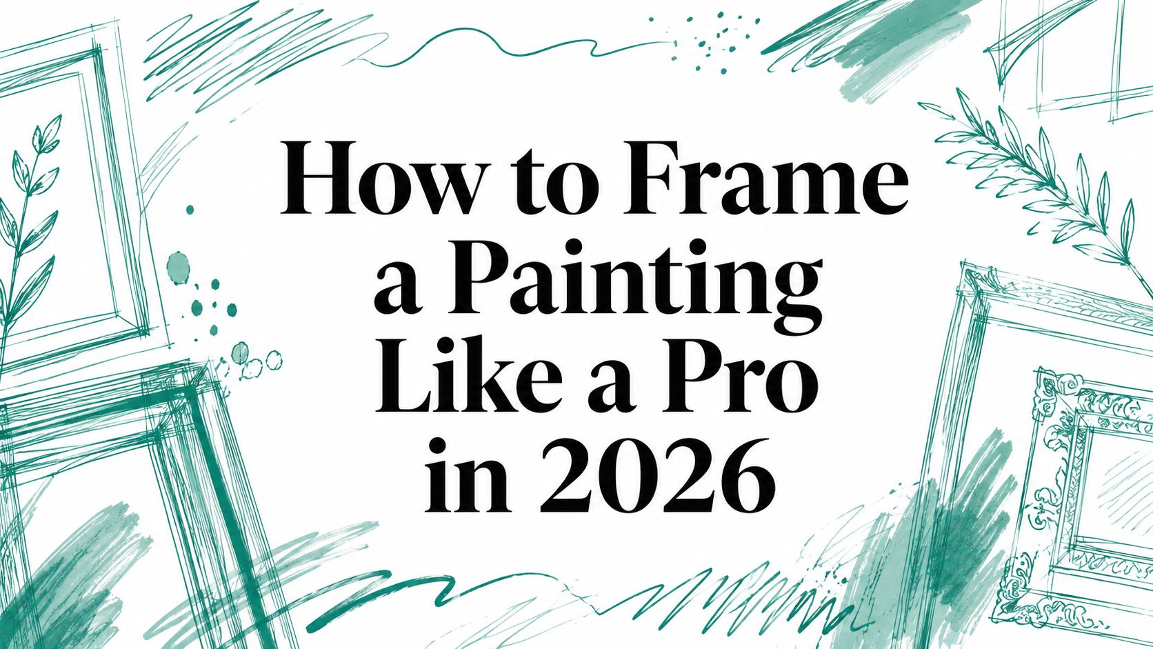 How to Frame a Painting Like a Pro in 2026