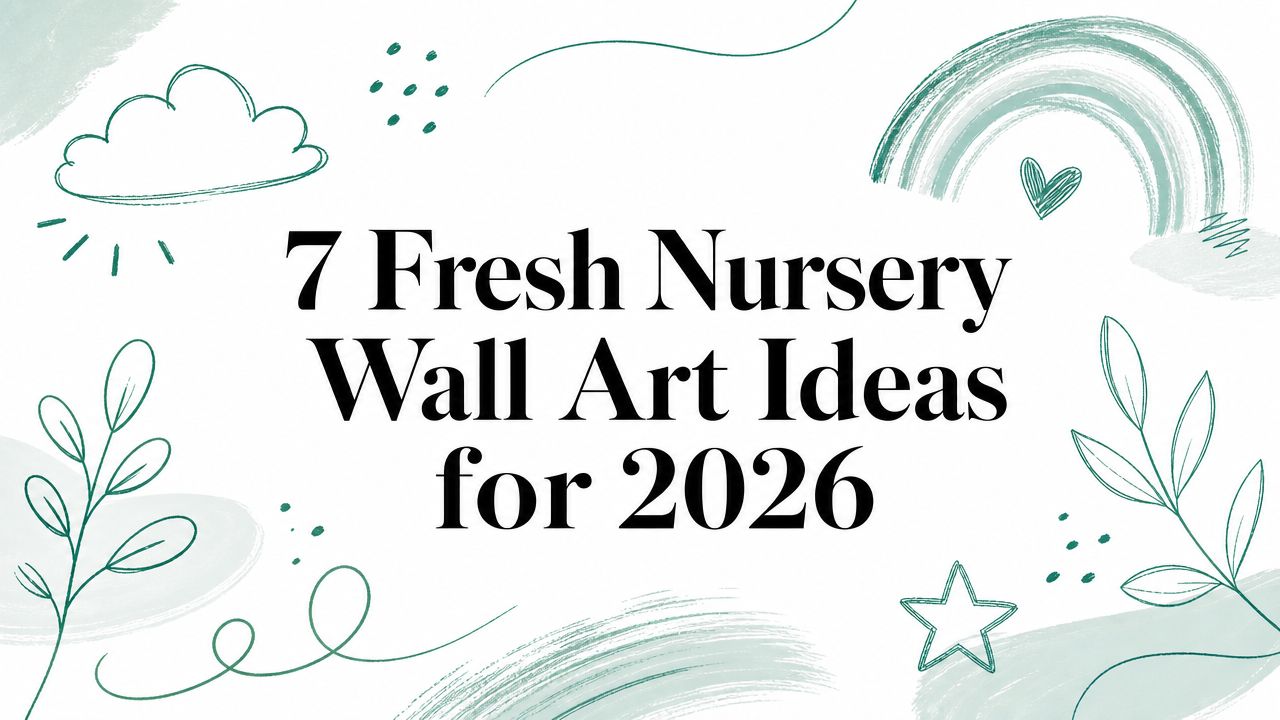 7 Fresh Nursery Wall Art Ideas for 2026
