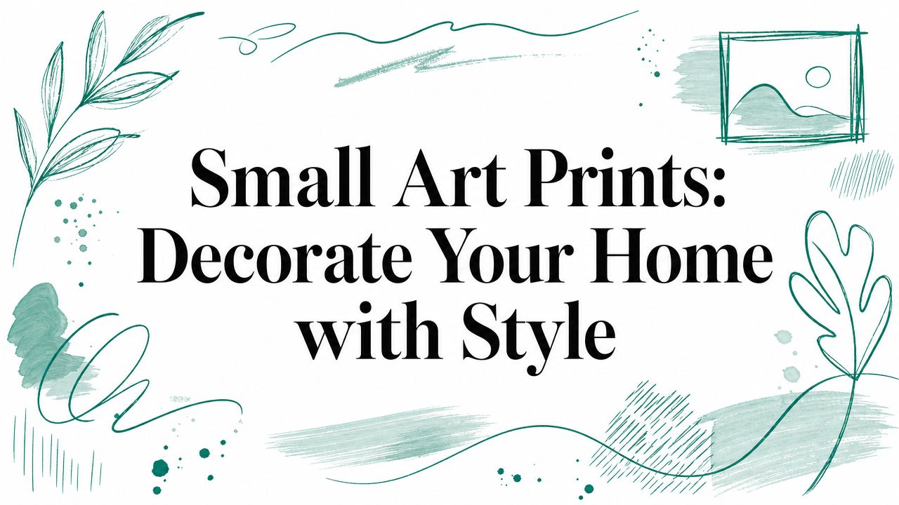 Small Art Prints: Decorate Your Home with Style