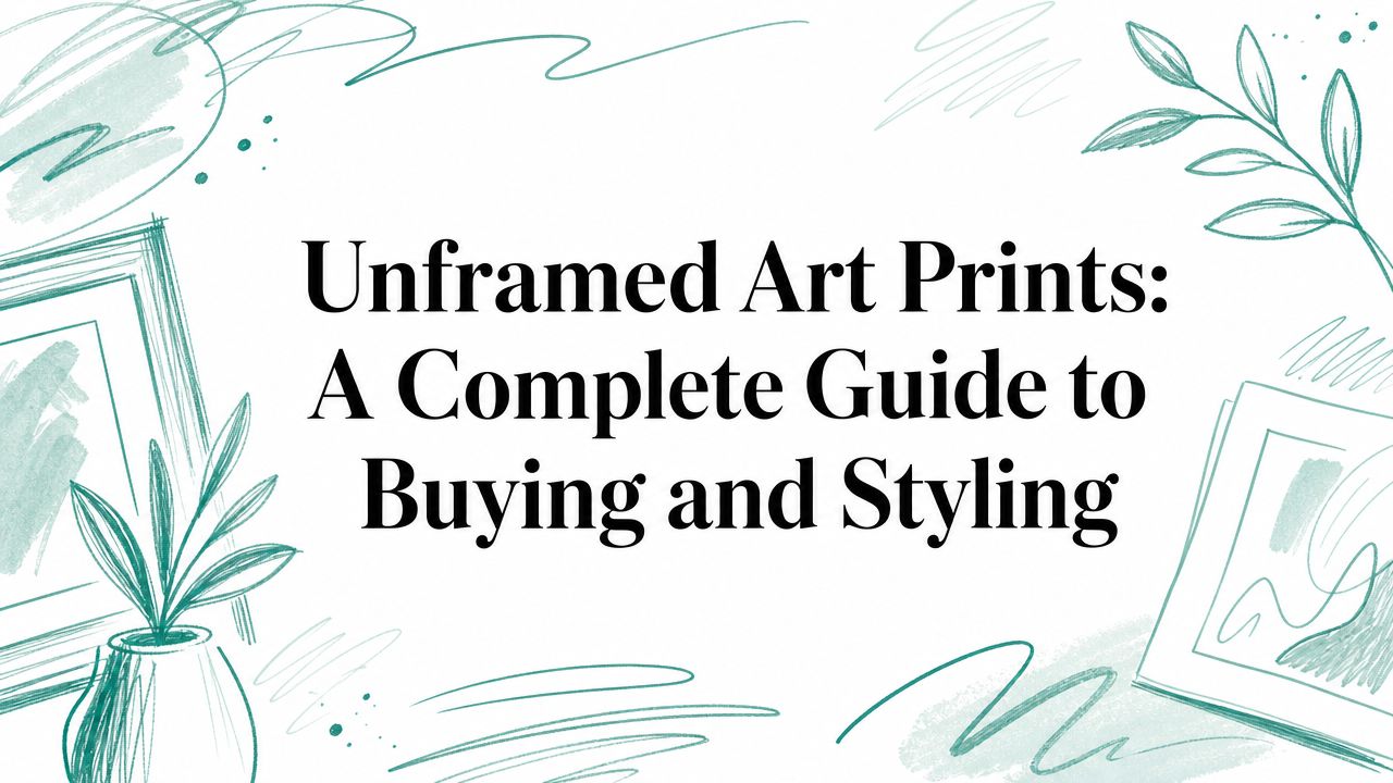 Unframed Art Prints: A Complete Guide to Buying and Styling