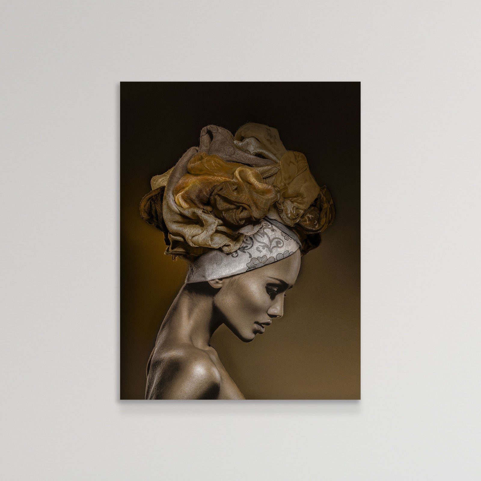 Woman in Thought, Gold