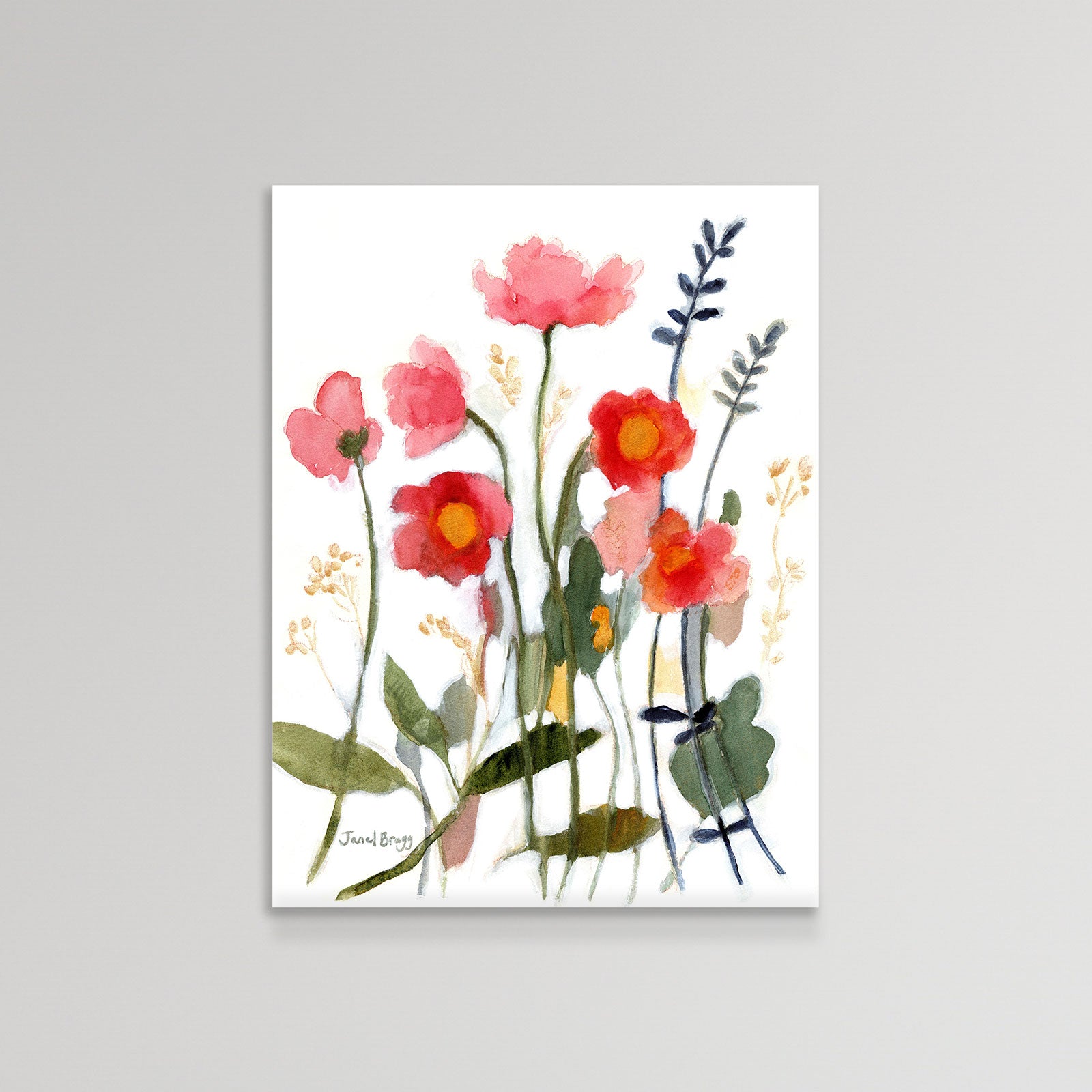 Floral with Wild Roses No. 2