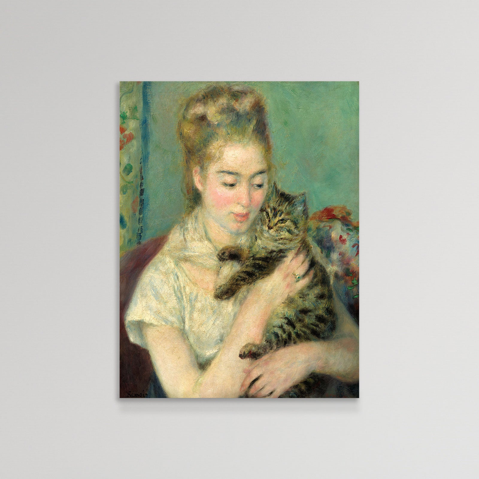 Woman with Cat (Femme au chat), 1875
